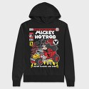 Mickey Hot Rod, Hanorac Oversize Barbati (Unisex)