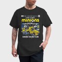 Minions Banana Racing Car, Tricou Barbati (Unisex)