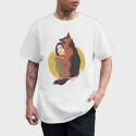 Woman With Dog, Tricou Barbati (Unisex)