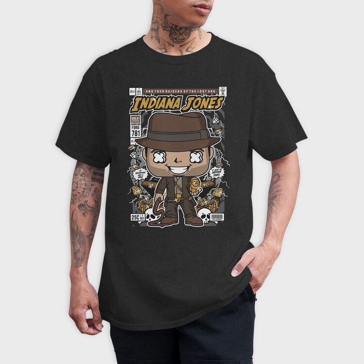 Indiana Jones, Tricou Barbati (Unisex)