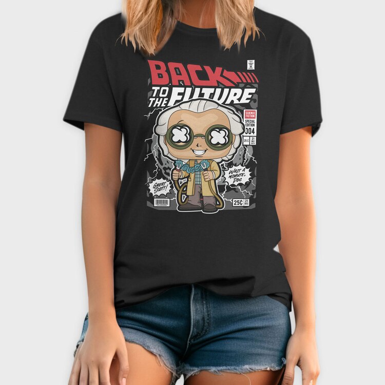 Dr Emmett Brown, Tricou Barbati (Unisex)