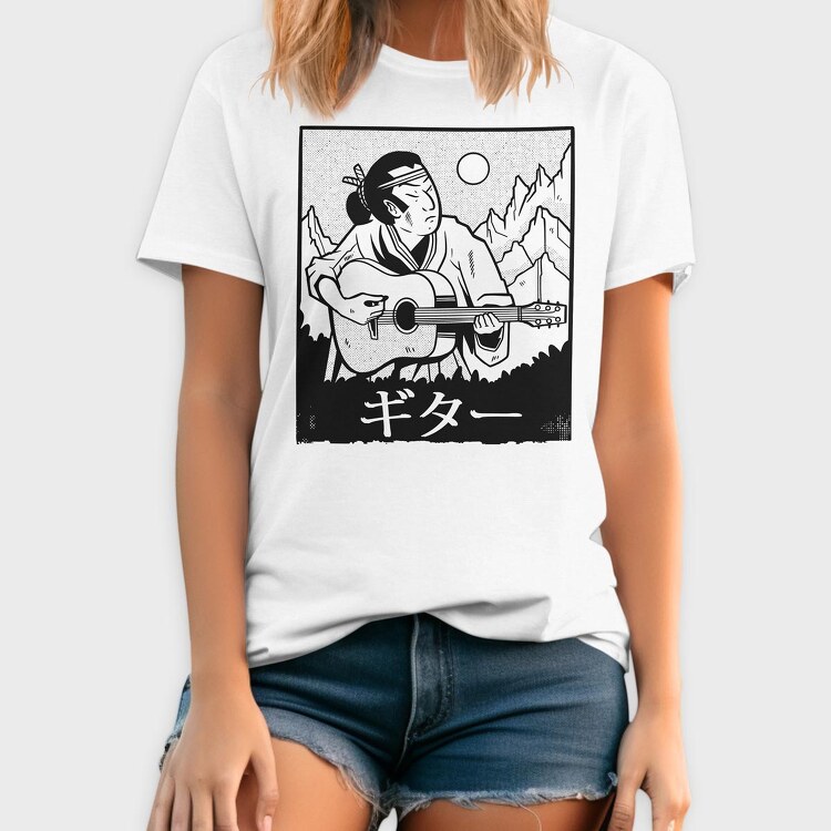 Samurai PlayGuitar, Tricou Barbati (Unisex)