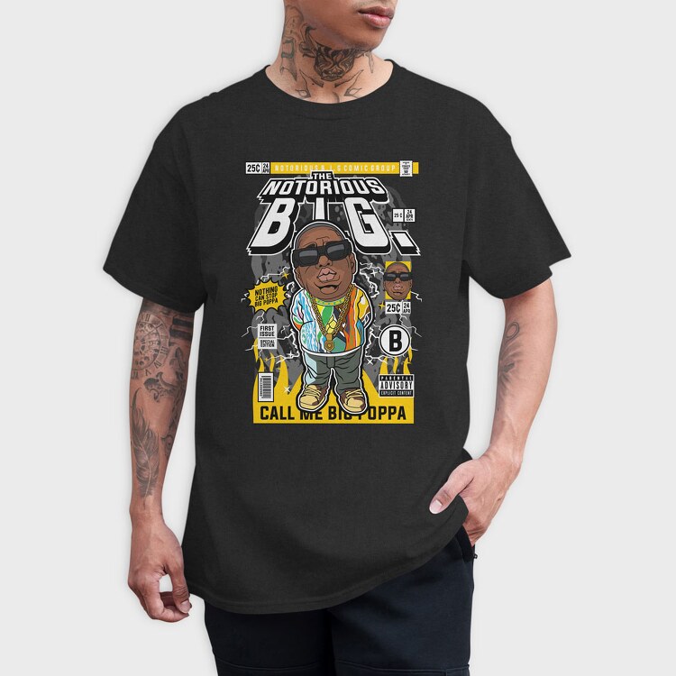 Notorious B.I.G, Tricou Barbati (Unisex)