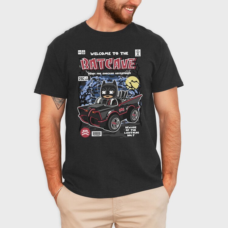 Bat Mobile, Tricou Barbati (Unisex)