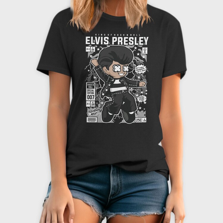 Elvis, Tricou Barbati (Unisex)