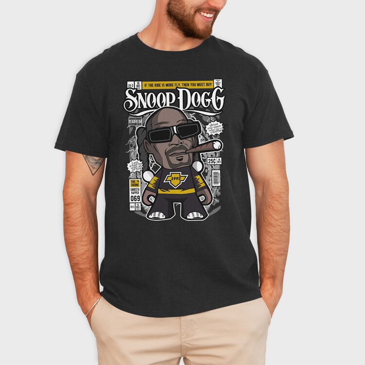 Snoop Dog, Tricou Barbati (Unisex)