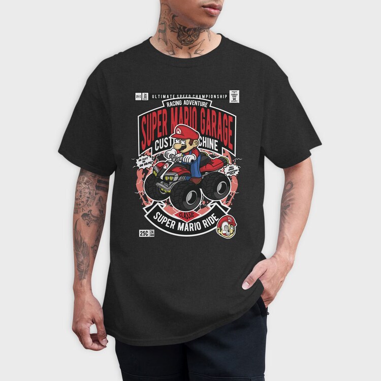 Mario Ride, Tricou Barbati (Unisex)