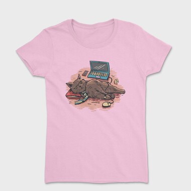 Home Office Cat, Tricou Femei