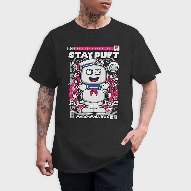 Stay Puft Marshmallowman, Tricou Barbati (Unisex)