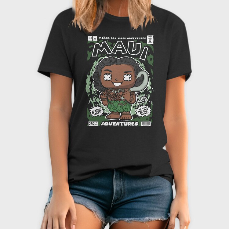 Maui Moana, Tricou Barbati (Unisex)