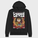 Wonder Woman, Hanorac Oversize Barbati (Unisex)