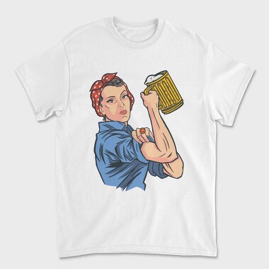 Beer Woman, Tricou Barbati (Unisex)