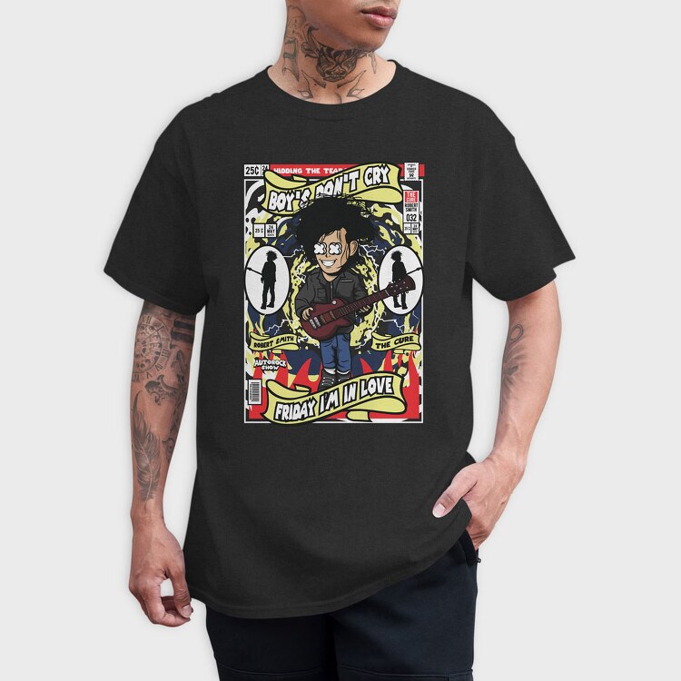 Robert Smith The Cure, Tricou Barbati (Unisex)