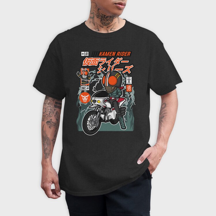 Kamen Rider Motorcycle, Tricou Barbati (Unisex)