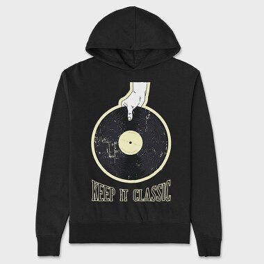 Retro, Hanorac Oversize Barbati (Unisex)