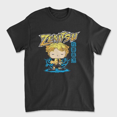 Funko Anime Demon Slayer Zenitsu, Tricou Barbati (Unisex)