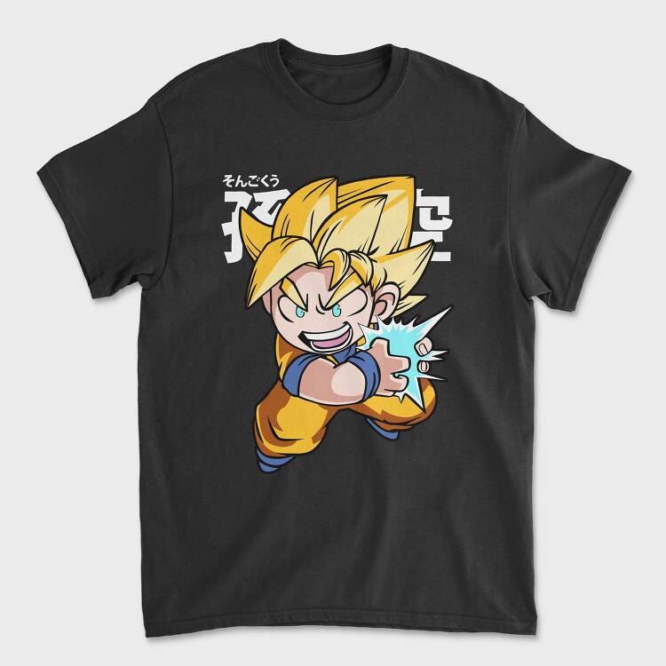 Funko Anime Son Goku Dragon Ball Z, Tricou Barbati (Unisex)