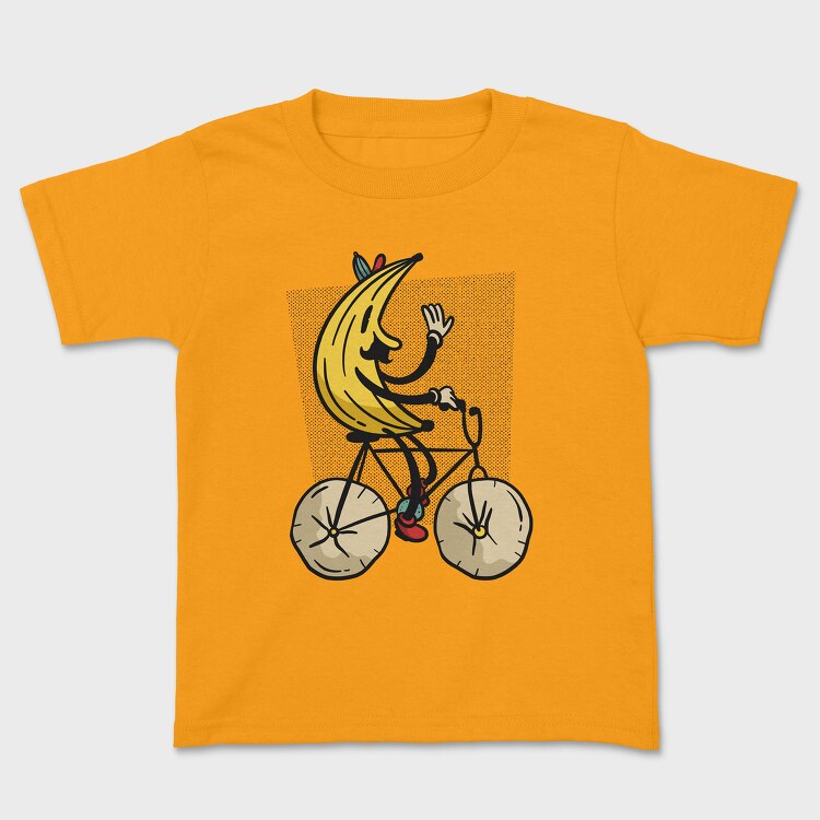 Banana Riding Bike, Tricou Copii