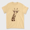 Giraffe Sunglasses, Tricou Barbati (Unisex)