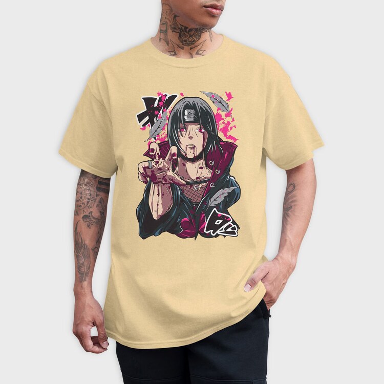 Itachi Uchiha V2 Ex, Tricou Barbati (Unisex)