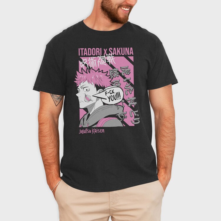 Itadori X Sukuna, Tricou Barbati (Unisex)