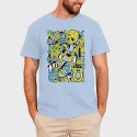 Monster Collage, Tricou Barbati (Unisex)