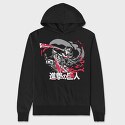 Attack on Titan 16, Hanorac Oversize Barbati (Unisex)