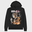 Attack on Titan 19, Hanorac Oversize Barbati (Unisex)