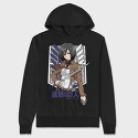 Attack on Titan 2, Hanorac Oversize Barbati (Unisex)