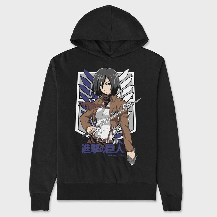 Attack on Titan 2, Hanorac Oversize Barbati (Unisex)