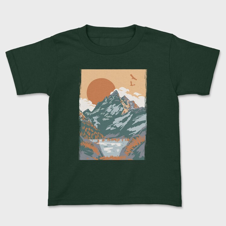Vintage Mountain, Tricou Copii