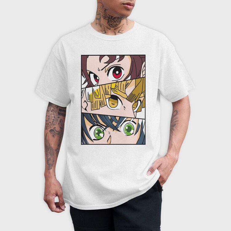 Kimetsu No Yaiba, Tricou Barbati (Unisex)