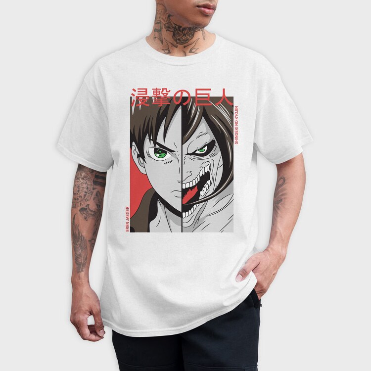 Eren Jaeger, Tricou Barbati (Unisex)