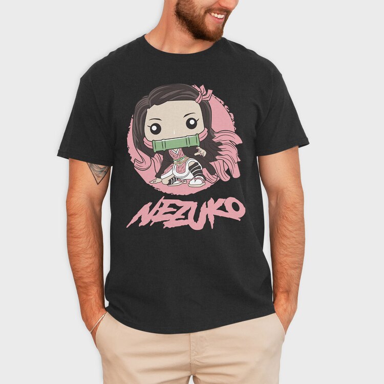 Funko Anime Demon Slayer Nezuko Kamado 2, Tricou Barbati (Unisex)