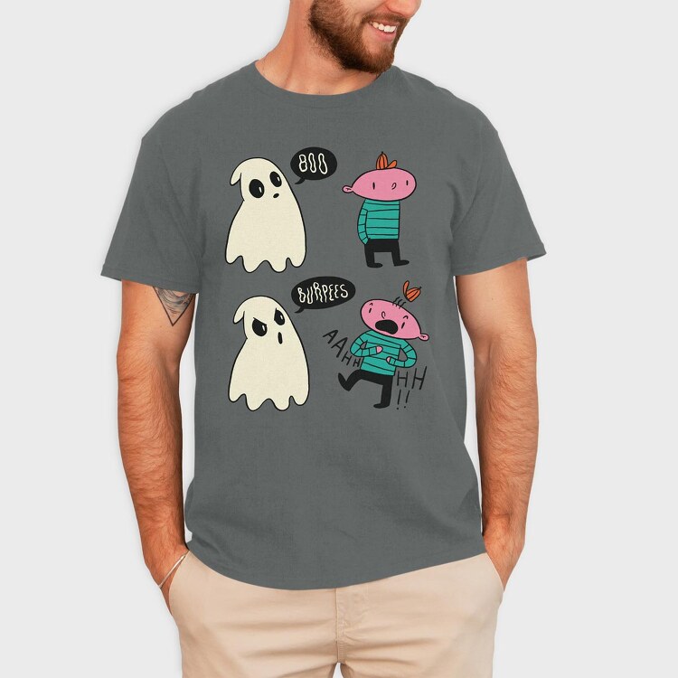 Boo Burpees, Tricou Barbati (Unisex)