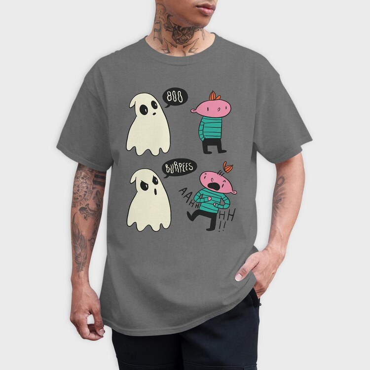 Boo Burpees, Tricou Barbati (Unisex)