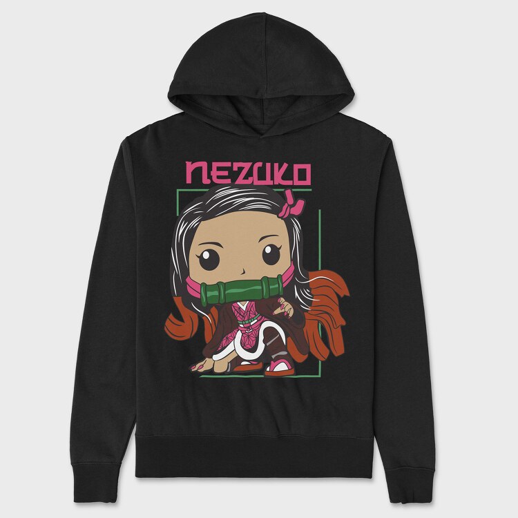 Funko Anime Demon Slayer Nezuko Kamado, Hanorac Oversize Barbati (Unisex)