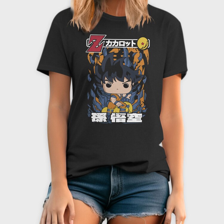 Funko Anime Dragon Ball Son Goku, Tricou Barbati (Unisex)