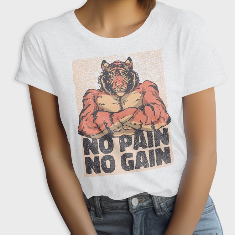 Muscular Tiger, Tricou Femei