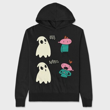 Boo Burpees, Hanorac Oversize Barbati (Unisex)