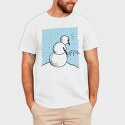 Snowman Peeing, Tricou Barbati (Unisex)
