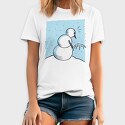 Snowman Peeing, Tricou Barbati (Unisex)
