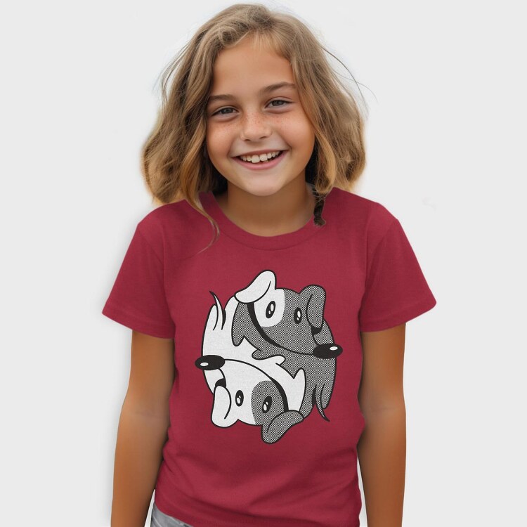 Dachshund Yin Yang, Tricou Copii
