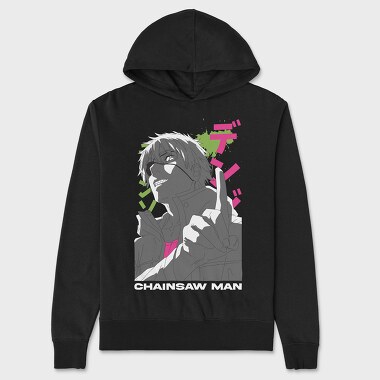 Chainsaw Man 16, Hanorac Oversize Barbati (Unisex)