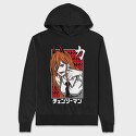 Chainsaw Man 5, Hanorac Oversize Barbati (Unisex)