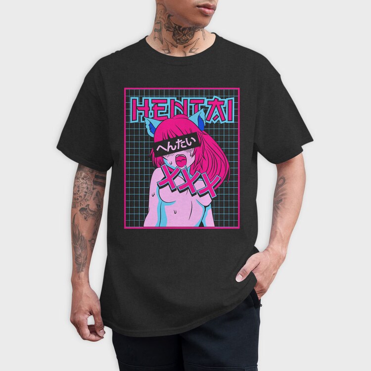 Hentai 1, Tricou Barbati (Unisex)