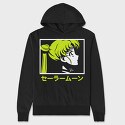 Sailor Moon 1, Hanorac Oversize Barbati (Unisex)
