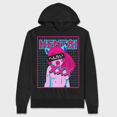 Hentai 1, Hanorac Oversize Barbati (Unisex)