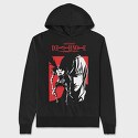 Death Note Kira, Hanorac Oversize Barbati (Unisex)