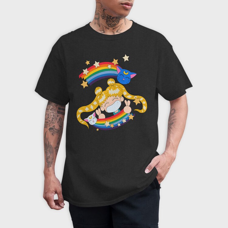 Sailor Moon 18, Tricou Barbati (Unisex)